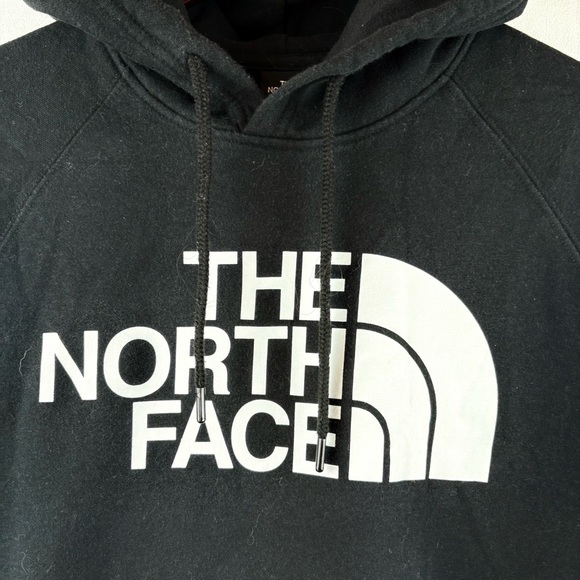 The North Face Womens Half Dome Fleece Pullover Hoodie Cozy Classic Lounge M EUC - Picture 4 of 7